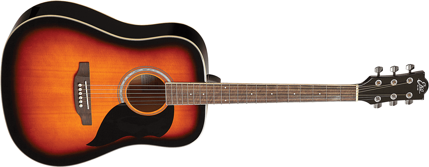 Eko Ranger 6 Dreadnought - Brown Sunburst - Westerngitarre & electro - Main picture