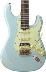 E-gitarre in str-form Eko Original Aire Relic - Daphne blue