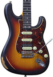 E-gitarre in str-form Eko Original Aire Relic - Sunburst