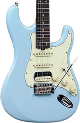 E-gitarre in str-form Eko Original Aire V-NOS - Daphne blue