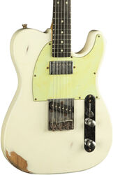 E-gitarre in teleform Eko Original Tero Relic - Olympic white