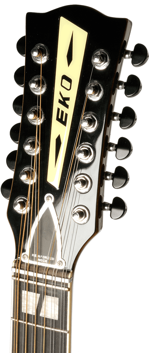Eko Ranger Vr Xii 12-cordes Epicea Sapelli - Vintage Natural - Westerngitarre & electro - Variation 2