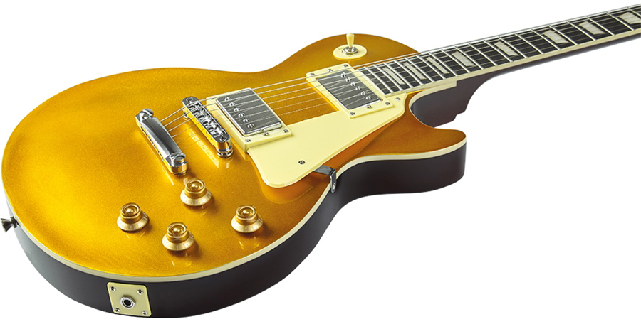 Eko Vl-480 Tribute Starter 2h Ht Wpc - Aged Gold Sparkle - E-Gitarre in Teleform - Variation 2