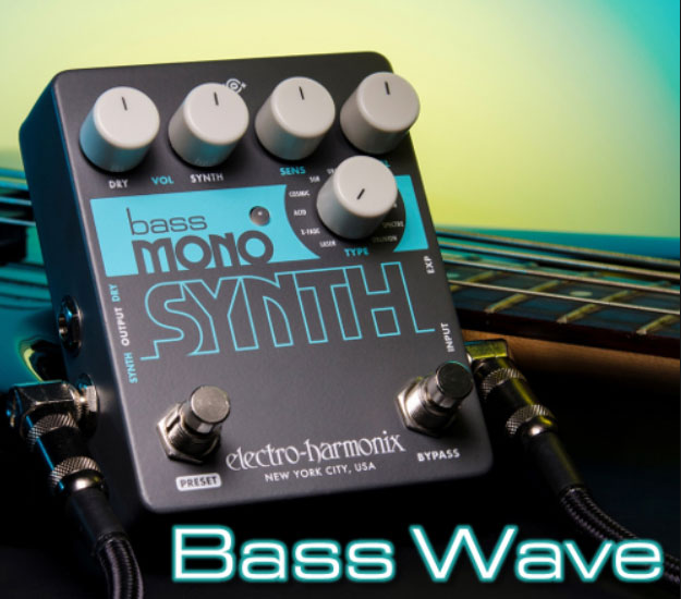 Electro Harmonix Bass Mono Synth Bass Synthesizer - Simulator & Modulation Effektpedal - Variation 1