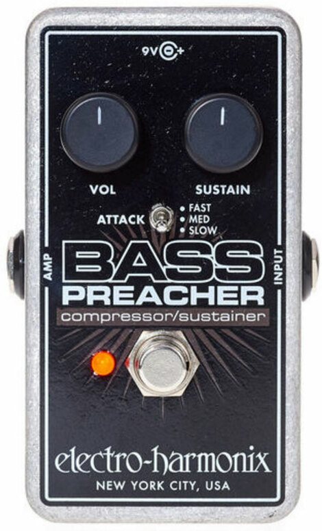 Electro Harmonix Bass Preacher Compressor Sustainer - Kompressor/Sustain/Noise gate Effektpedal - Main picture