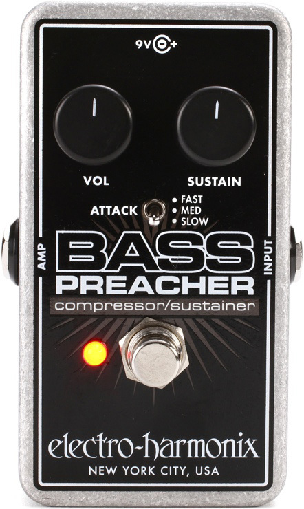 Electro Harmonix Bass Preacher Compressor/sustainer - Kompressor/Sustain/Noise gate Effektpedal bass - Main picture