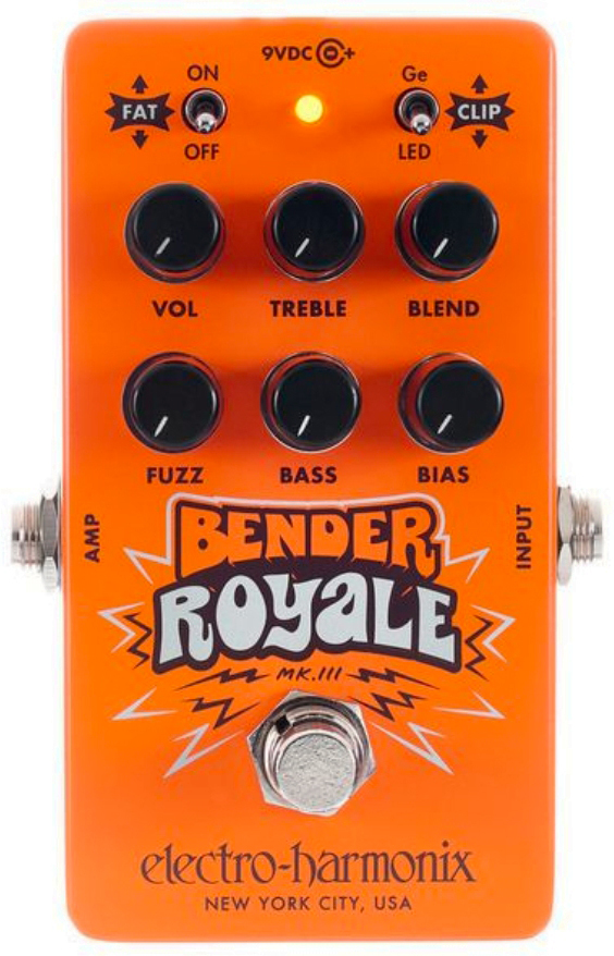 Electro Harmonix Bender Royale Germanium Fuzz Orange - Overdrive/Distortion/Fuzz Effektpedal - Main picture