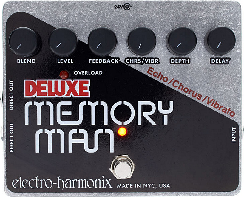 Electro Harmonix Deluxe Memory Man Analog Delay Chorus Vibrato - Reverb/Delay/Echo Effektpedal - Main picture
