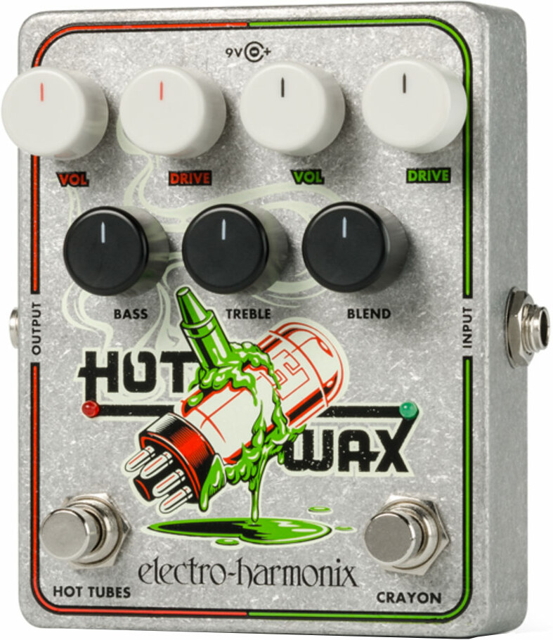 Electro Harmonix Hot Wax Dual Overdrive - Overdrive/Distortion/Fuzz Effektpedal - Main picture