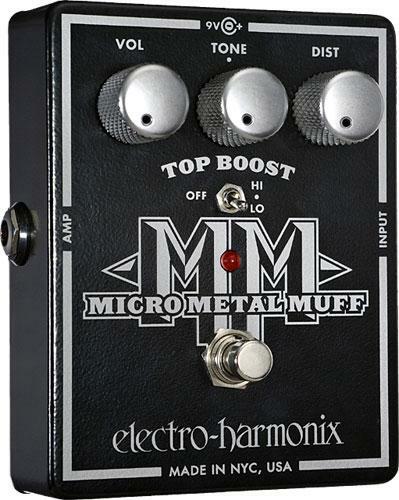 Electro Harmonix Micro Metal Muff Xo Distorsion With Top Boost - Overdrive/Distortion/Fuzz Effektpedal - Main picture