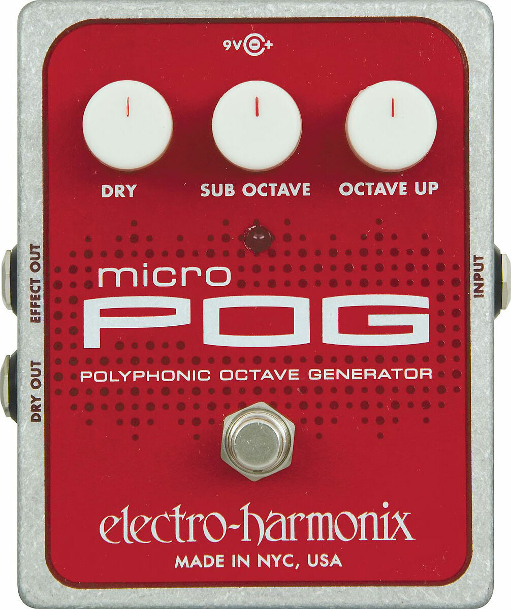 Electro Harmonix Micro Pog Xo Polyphonic Octave Generator - Guitar Synthesizer - Main picture