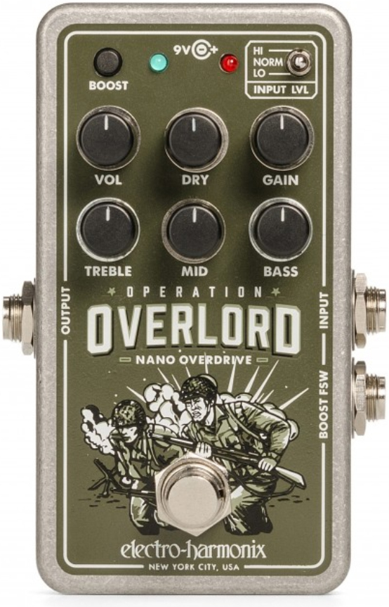 Electro Harmonix Nano Operation Overlord Allied Overdrive - Overdrive/Distortion/Fuzz Effektpedal - Main picture