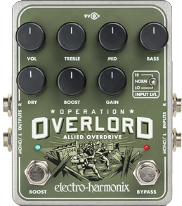 Electro Harmonix Operation Overlord Allied Overdrive - Overdrive/Distortion/Fuzz Effektpedal - Main picture
