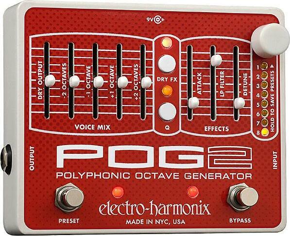 Electro Harmonix Pog2 Xo Polyphonic Octave Generator - Harmonizer Effektpedal - Main picture