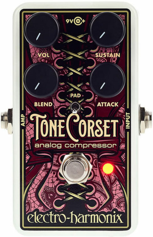 Electro Harmonix Tone Corset Analog Compressor - Kompressor/Sustain/Noise gate Effektpedal bass - Main picture