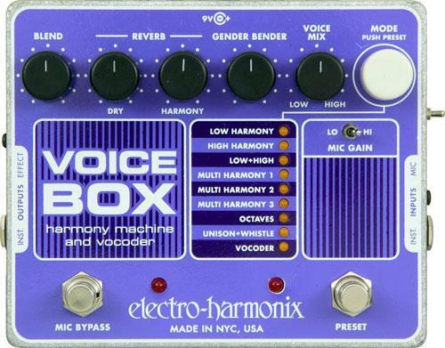 Electro Harmonix Voice Box Vocal Harmony Machine Vocoder - Kompressor/Sustain/Noise gate Effektpedal - Main picture