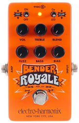 Overdrive/distortion/fuzz effektpedal Electro harmonix Bender Royale Germanium Fuzz - Orange