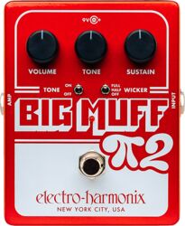 Overdrive/distortion/fuzz effektpedal Electro harmonix Big Muff PI 2 Tone Wicker