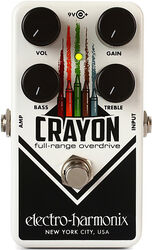 Overdrive/distortion/fuzz effektpedal Electro harmonix Crayon 69 Full-Range Overdrive