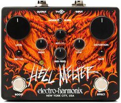 Overdrive/distortion/fuzz effektpedal Electro harmonix Hell Melter