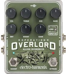 Overdrive/distortion/fuzz effektpedal Electro harmonix Operation Overlord Allied Overdrive