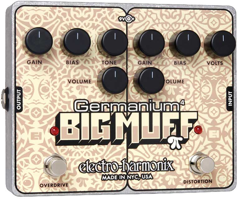 Electro Harmonix Germanium 4 Big Muff Pi - Overdrive/Distortion/Fuzz Effektpedal - Variation 1
