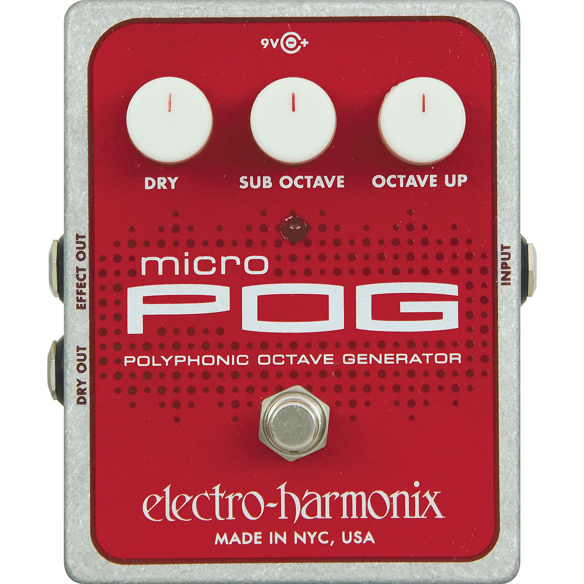 Electro Harmonix Micro Pog Xo Polyphonic Octave Generator - Harmonizer Effektpedal - Variation 2