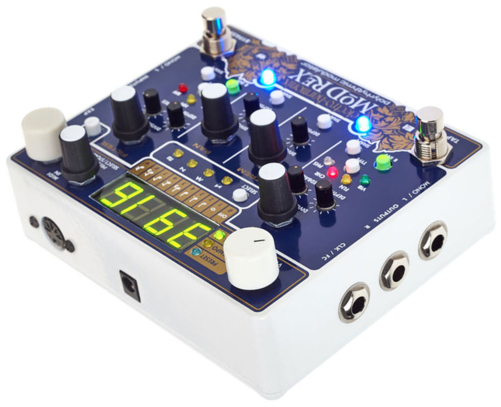 Electro Harmonix Mod Rex Polyrhytmic Modulator - Modulation/Chorus/Flanger/Phaser & Tremolo Effektpedal - Variation 2