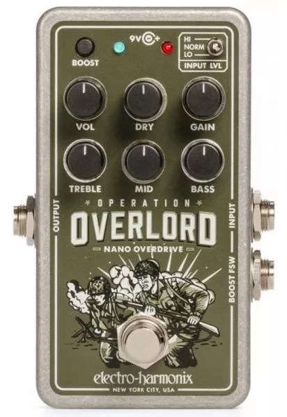 Overdrive/distortion/fuzz effektpedal Electro harmonix Nano Operation Overlord Allied Overdrive