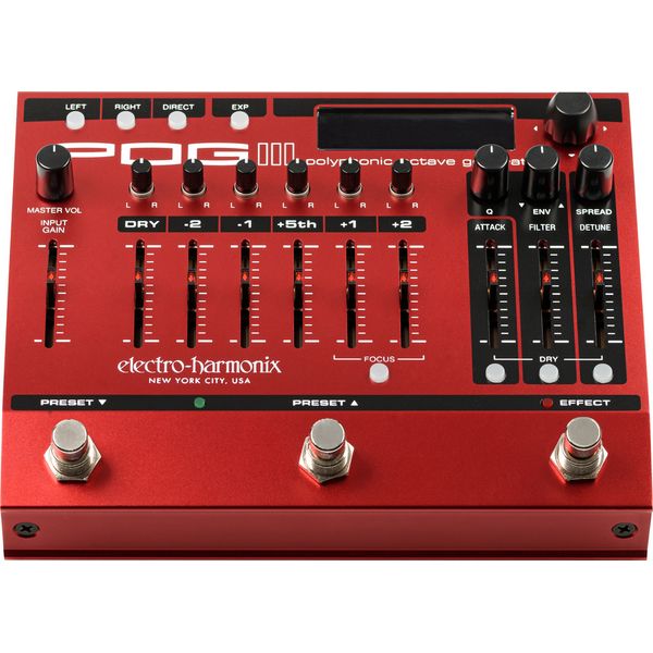 Electro Harmonix Pog3 Xo Polyphonic Octave Generator - Harmonizer Effektpedal - Variation 3