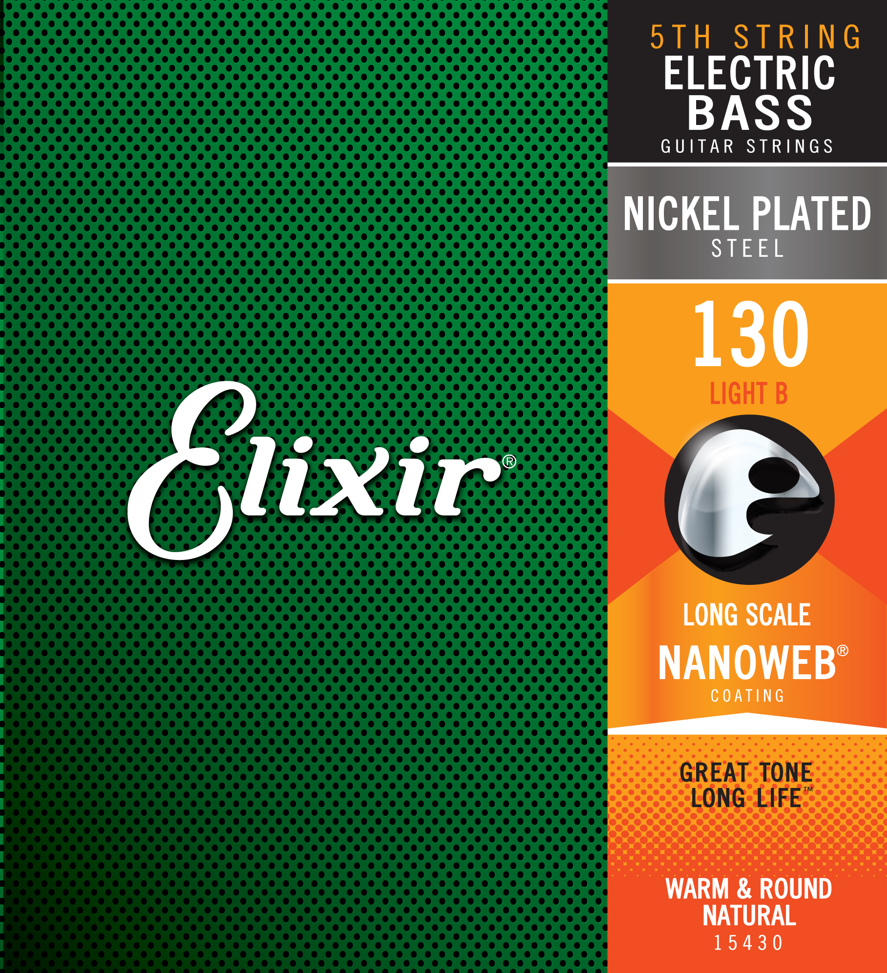 Elixir Corde Au DÉtail Bass (x1) Nickel Plated Steel Light 130 - E-Bass Saiten - Main picture