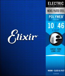 E-gitarren saiten Elixir 12050 Electric Guitar 6-String Set Polyweb NPS Wound 10-46 - Saitensätze 