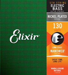 E-bass saiten Elixir Bass (X1) Nickel Plated Steel 130 - Saite je stück