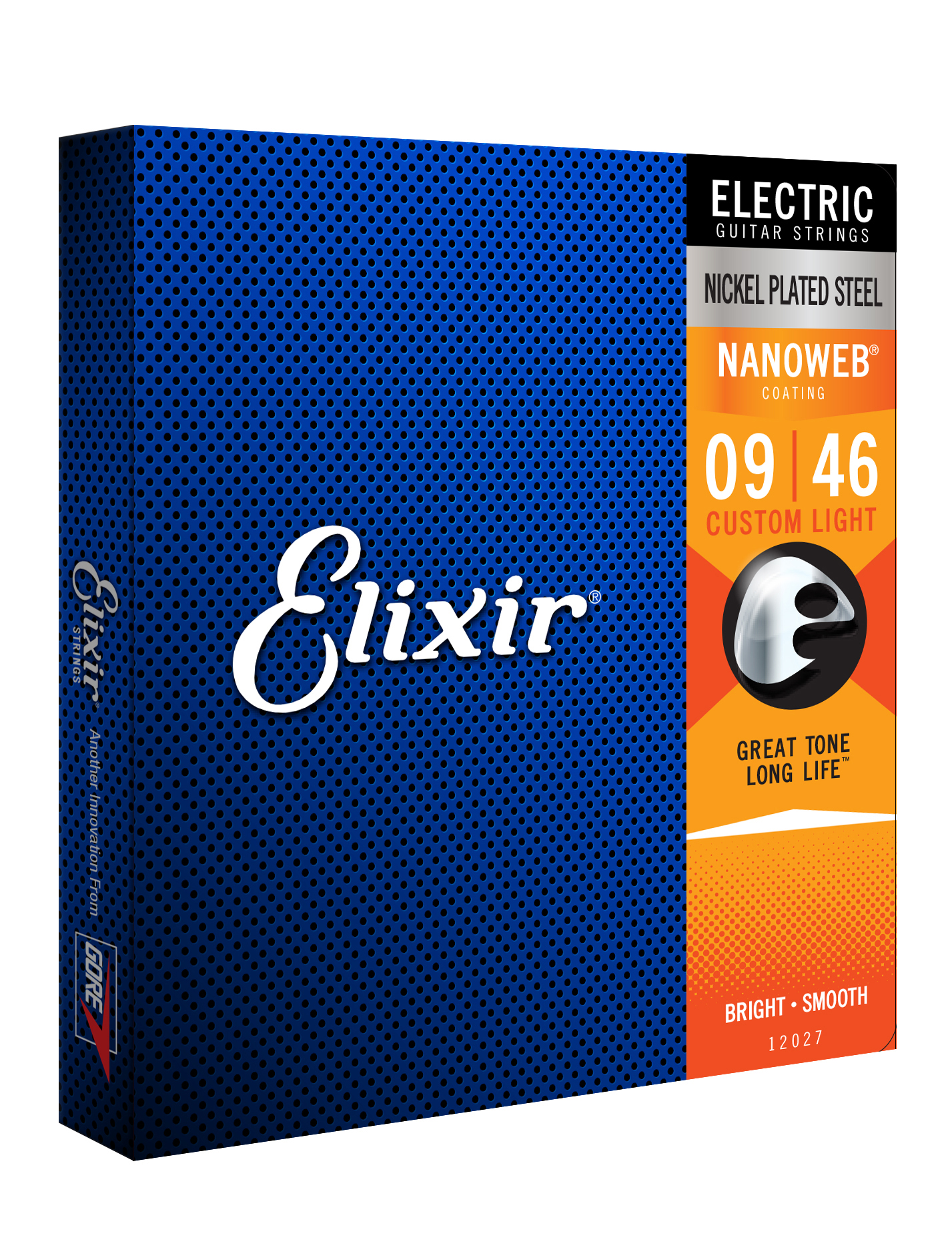 Elixir Jeu De 6 Cordes Electric (6) Nanoweb Nickel Plated Steel Custom Light 09-46 - E-Gitarren Saiten - Variation 1