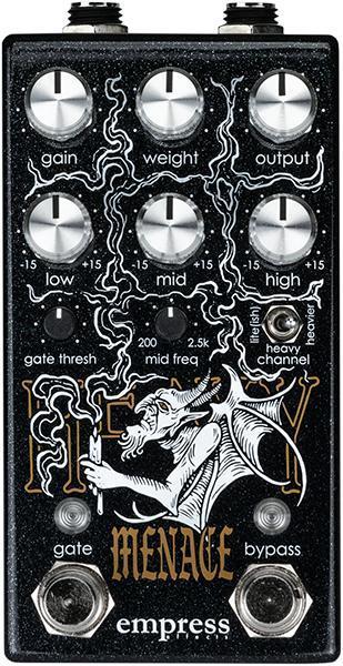 Overdrive/distortion/fuzz effektpedal Empress Heavy Menace