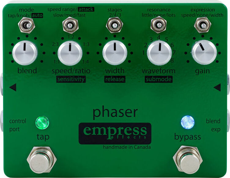 Empress Empress Phaser - Modulation/Chorus/Flanger/Phaser & Tremolo Effektpedal - Main picture