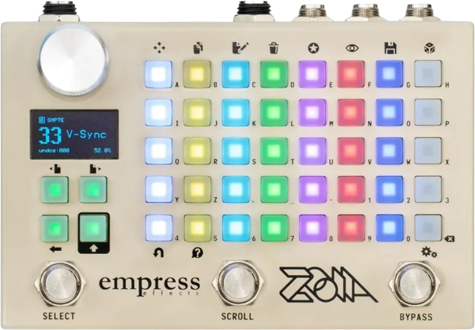 Empress Zoia 10k Ltd Beige - Modulation/Chorus/Flanger/Phaser & Tremolo Effektpedal - Main picture