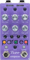Eq & enhancer effektpedal Empress Bass Para EQ