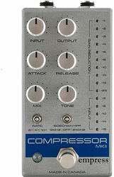 Kompressor/sustain/noise gate effektpedal Empress Compressor MKII Silver