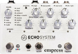 Reverb/delay/echo effektpedal Empress Echosystem Dual Delay