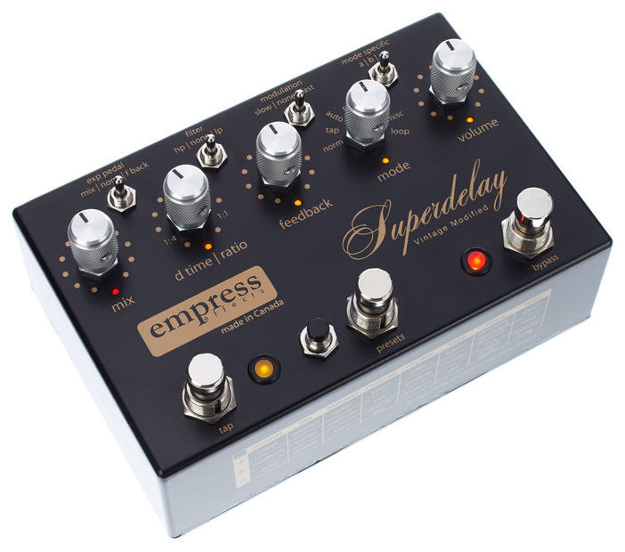 Empress Superdelay Vintage Modified - Reverb/Delay/Echo Effektpedal - Variation 1