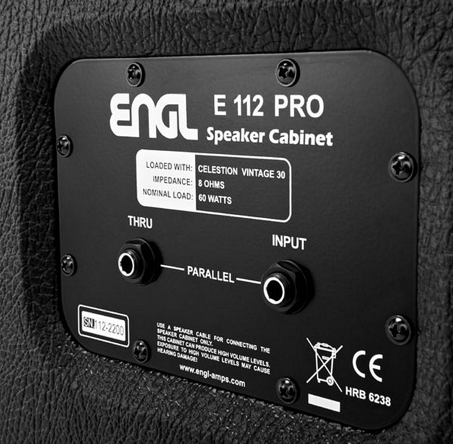 Engl Pro Straight E112vb 1x12 60w Black - Boxen für E-Gitarre Verstärker - Variation 2