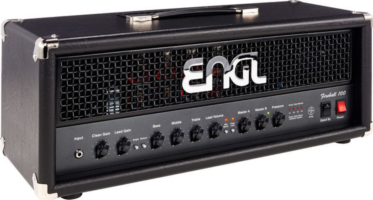 Engl Fireball 100 E635 Head 100w 6l6 - E-Gitarre Topteil - Main picture