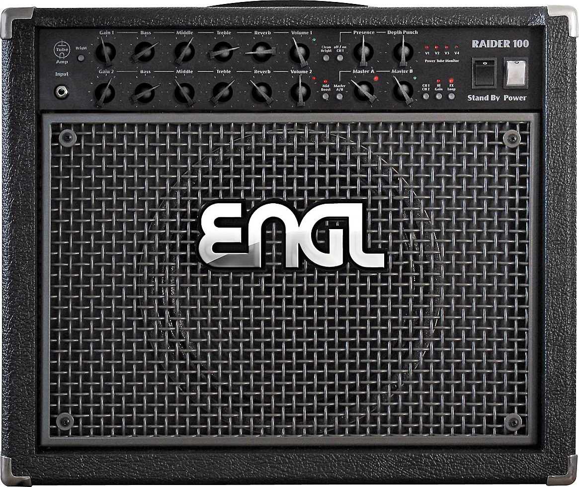 Engl Raider 100 E344 100w 1x12 Black - Combo für E-Gitarre - Main picture