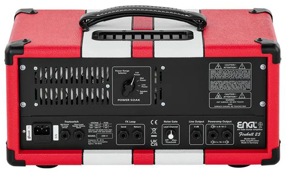 Engl Fireball 25 E633 40th Ann. Head - E-Gitarre Topteil - Variation 1