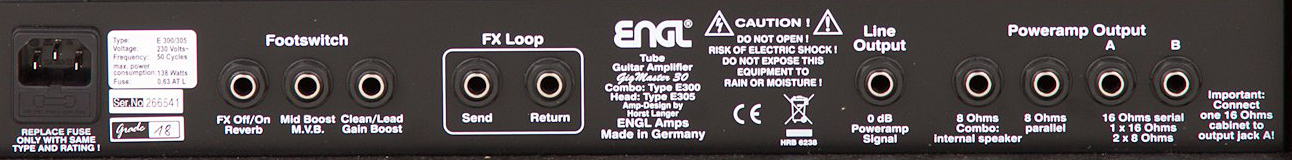 Engl Gigmaster E305 Head 30w Black - E-Gitarre Topteil - Variation 1