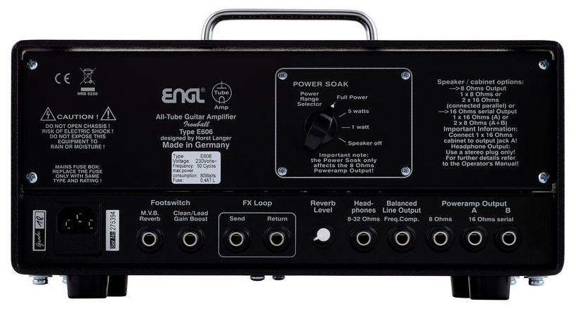 Engl Ironball E606 Head 20w Black - E-Gitarre Topteil - Variation 2