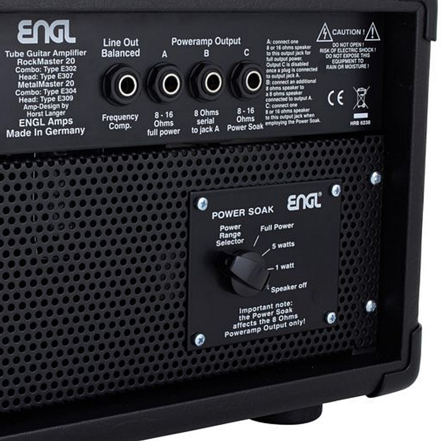 Engl Rockmaster E307 Head 20w Black - E-Gitarre Topteil - Variation 4