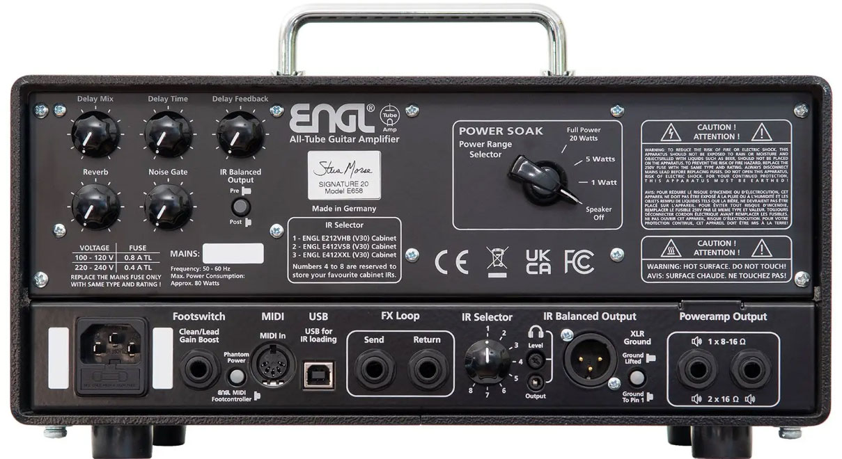 Engl Steve Morse E658 20 Head Signature 20/5/1w El84 - E-Gitarre Topteil - Variation 1