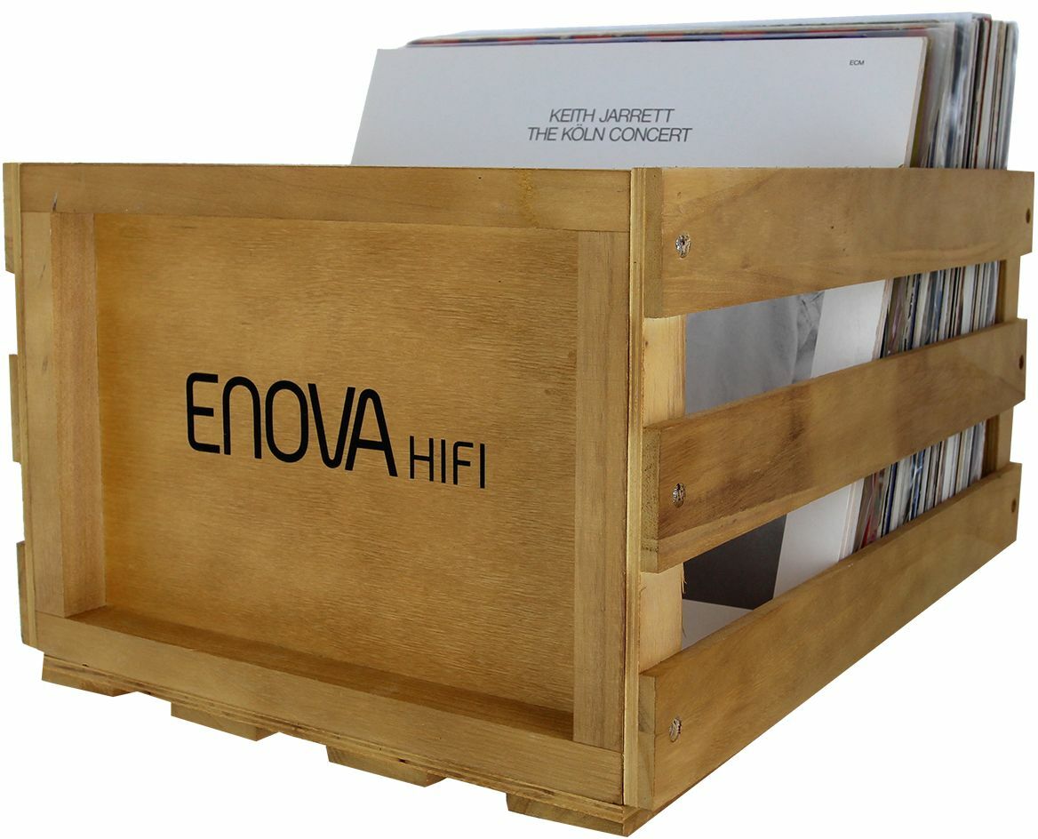 Enova Hifi Caisse Stockage 120 Lp (bois) - DJ-Workstation - Main picture